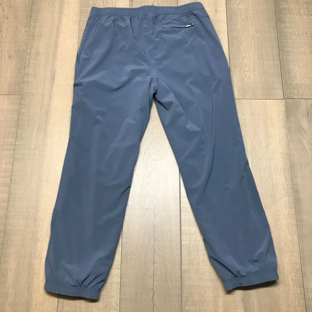 Eddie Bauer Jogger Pants Fleece‎ Lined Womens Size 16 Blue Pull On Winter Hiking